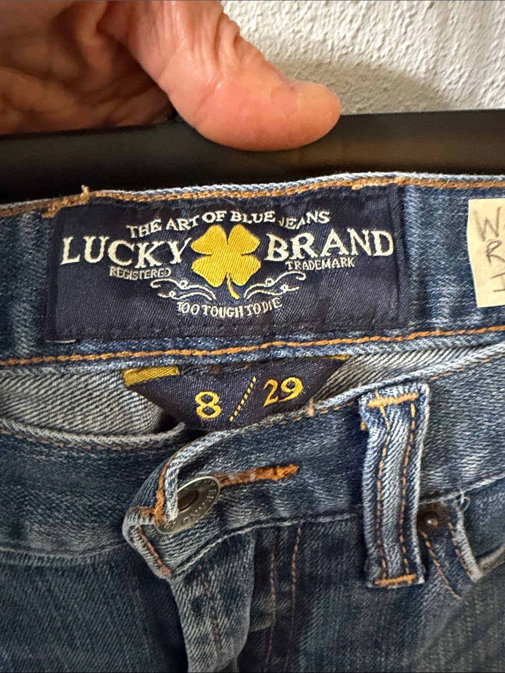 Lucky Brand Women's Light Blue Frayed-Hem Bermuda Jeans - Picture 2 of 9